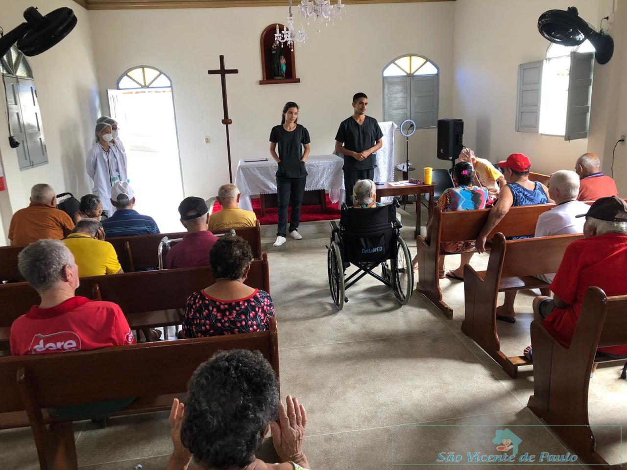 Roda de conversa com os nossos idosos