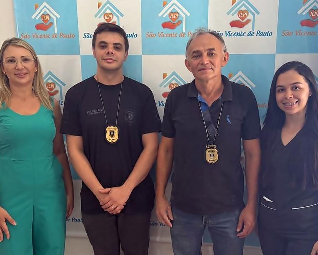 Visita da equipe da Polícia Científica para emissão dos novos documentos dos nossos idosos