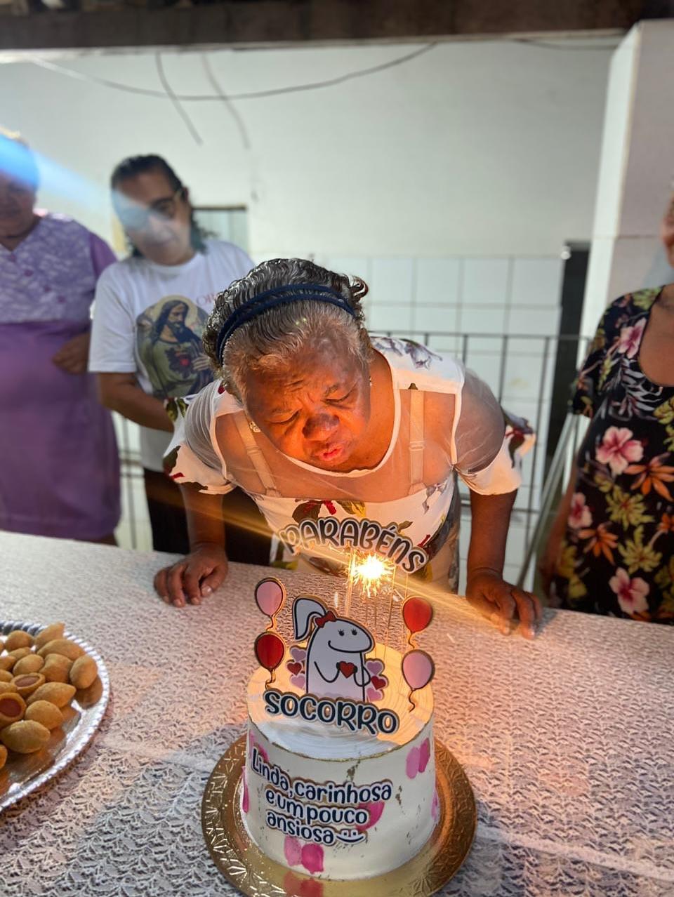 Hoje foi dia de comemorar a vida da nossa querida Socorro